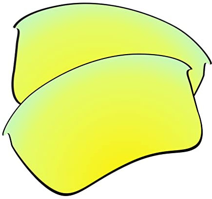 EZReplace Ersatzgläser für Oakley Flak Jacket XLJ Sonnenbrille (nicht polarisierte Gläser) – passend für Oakley Flak Jacket XLJ Rahmen (Goldgelb), goldgelb, Einheitsgröße