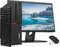 Complete set of Branded 21.5in Monitor, Quad Core i5-6500 Desktop Computer 8GB 256 SSD WiFi Windows 10 64-Bit PC Keyboard and Mouse (Renewed) (Renewed)