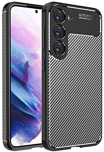 TECHGEAR Galaxy S23 Plus Case [CarbonFlex Case] Premium Flexible Soft Shockproof Slim Fit Case Cover with Carbon Fibre Effect Designed For Samsung Galaxy S23+ 5G