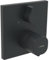 HANSA HANSALIVING Wannen- und Brausearmatur, Fertigmontageset, Thermostat, Unterputz, 8114956233, Farbe: Matt-Schwarz