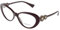 Versace Brille VE 3331 U 5382 Bordeaux, Bordeaux, 55/16/140