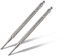 Stylo pour Méridiens Stylo d'Acupuncture Manuel en Acier Inoxydable Stylo d'Acupression pour l'Acupressure 2 Pièces