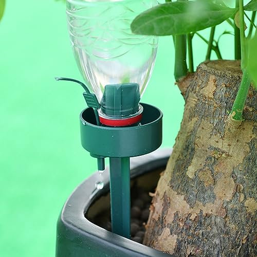 10Pcs Automatic Drip Irrigations, Automatic Bottle Irrigation Plant Watering Device, Adjustable Garden Plant Feeders Drip Irrigation Indoor Outdoor