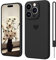 SupVict iPhone 15 Pro Case Heart Design, Phone Case iPhone 15 Pro Ultra Thin with Microfibre Lining, Scratch-Resistant All-Round Protection Case, Shockproof Case for iPhone 15 Pro Black