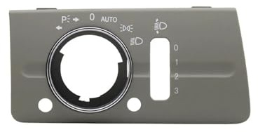 RijPex LHD Auto Innenraum Front Armaturenbrett Scheinwerfer Schalter Abdeckung Kopf Lampe Panel Trim Ersatz Kompatibel mit Mercedes W211 E Klasse 320 350 (Color : W211 Model C Gray)