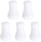 sourcing map Cord Knobs, White Plastic Cord Tassel Drops Pull End Pendant for Window Blinds Shade Curtain Craft, 1x0.6 5Pcs