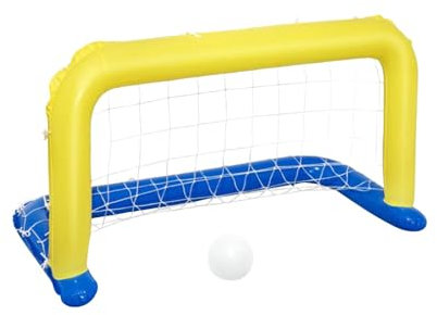 perfk Giochi da Piscina Gonfiabili Rete Gonfiabile per Pallanuoto Fuori Piscina Gonfiabile Pallanuoto Obiettivo per Ragazze Ragazzi Adulti Bambini Famiglia