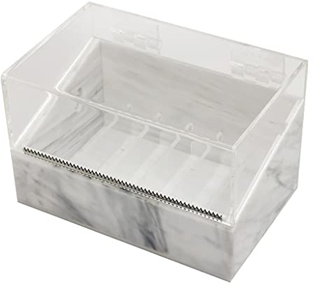 6 Rollen staubdichter Wimpernbandabroller für falsche Wimpern, Klebebandspender, Acryl, Multi-Gitter-Bänder, Aufbewahrungsbox für Salon, Zuhause