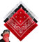 3 Stück, Bandana Damen Herren, Kopftuch, Halstuch Herren, Kopftücher Für Damen, Für Unisex Tuch Bindetuch, Headwear, Haar, Schal, Paisley Muster, Rot Schwarz Und Weiß (55 X 55 Cm)