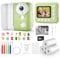 IEEILULU Sofortbildkamera für Kinder, 1080P, 2,4 Zoll mit Sofortdruck, 64G Karte & 3 Rollen Druckpapier - Geschenk für Kinder 3-12 Jahre