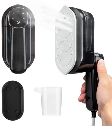 Travel Steamer for Clothes 3-Level Steam Portable Iron Handheld Garment Steamer, 20S Fast Heat-up, 360° Wrinkle Remover, Leak-proof Design, 1.76lbs Lightweight for Travel, Home, Office