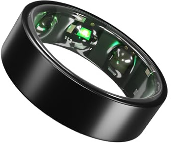 Gabit Smart Ring | Health Tracker | Sleep, Fitness, Nutrition, Stress | 7+ Day Battery, Track Steps, AI Food Logging | Buy Sizing Kit First | Smart Ring for Men & Women | Titanium, Matte Black 11