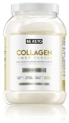 Keto Kollagen mit Öl MCT - Französische Vanille 800g