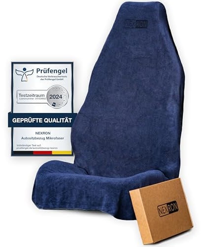 NEXRON® Autositzschoner – besonders bequemer Autositzbezug mit atmungsaktivem Premium Stoff – schützt die Sitze deines Autos in Sekundenschnelle