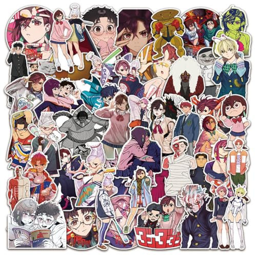 Dandadans Anime Aufkleber, 50 Pcs Dan Da Dang Figur Vinyl Wasserdichte Stickers Für Party, Wasserflasche Scrapbook Laptop Skateboard Computer Für Teens Studenten