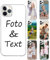 HBRYXJ Personalisierte Handyhülle für iPhone 12/12 Pro Hülle,Selbst Gestalten Eigenem Foto Bild Text Individuelle,Farbe TPU Handyhülle mit Personalisierte Bild Text Logo