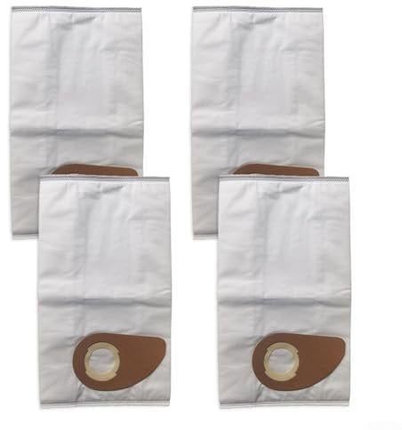 Compatible Dust Bags For Nilfisk Buddy II Wet/Dry Vacuums Seamless Cleaning Performance(4 Pack)