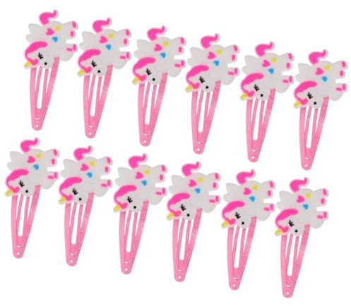 CHICAMPERA 20stücke Einhorn Haarclips Für Mädchen Süße Cartoon Haarspangen Rutschfest Und Farbenfroh Haaraccessoire Für Junge Mädchen Für Kreative Frisuren