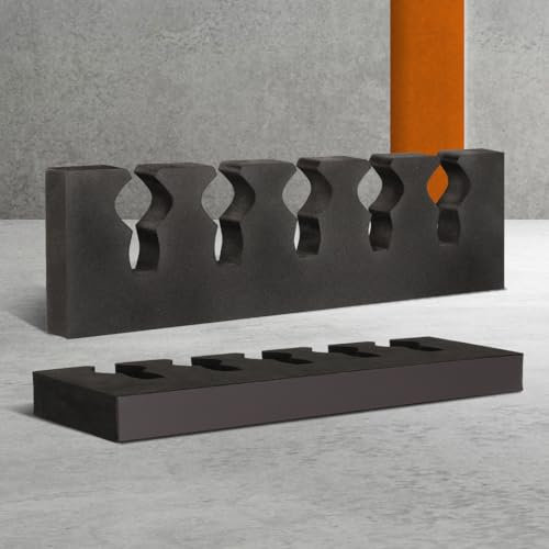 Brihard Support Magnétique pour 5 Armes, Porte-Armes Magnétique Ajustable Triple Force, Rangement Sécurisé pour Fusils et Pistolets pour Coffres-Forts en Acier, Organisateur d’Armes