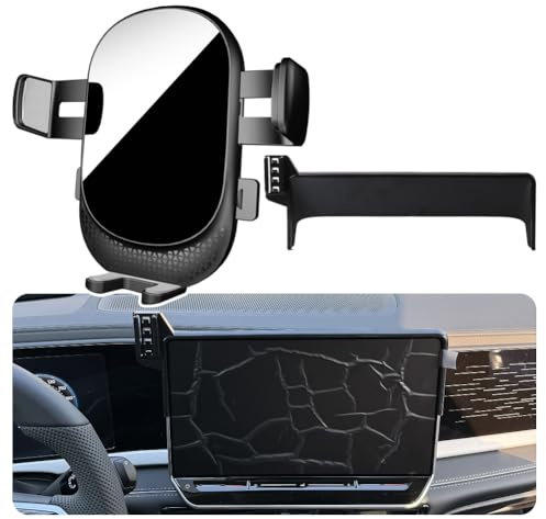 Kacarx Auto Handyhalterung für Volkswagen Tiguan/Tayron Auto Zubehör [Nur kompatibel mit 2024-2026 VW Tiguan III und Tayron 12,9-Zoll Touchscreen] [Nicht kompatibel mit dem 15-Zoll-Touchscreen]