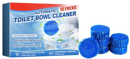 KOAHDE WC Tabs Spülkasten,Spülkasten Reiniger,Wc Reiniger Tabs für Hartnäckigen Kalk und Urinkalk,10PCS