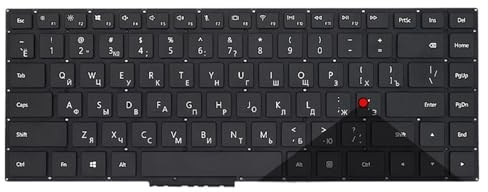 SHANGYG Thailändisch-arabische Tastatur für Huawei Matebook D MRC für -W60 -W50 PL-W09 -W29 -W19 Laptop-Tastatur(Russian RU)