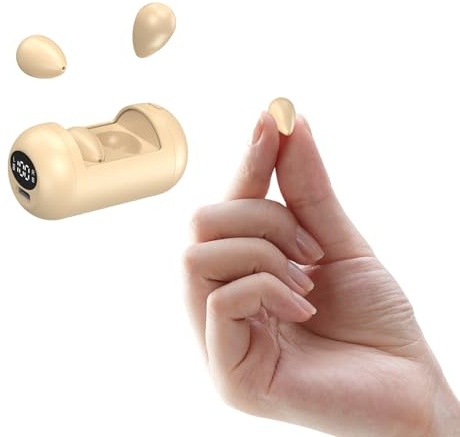 Xmenha Tiny Invisible Mini Earbuds Wireless Bluetooth Small Invisible Headphones Ear Buds for Sleeping Smallest Micro Hidden Discreet Small Earbuds For Work