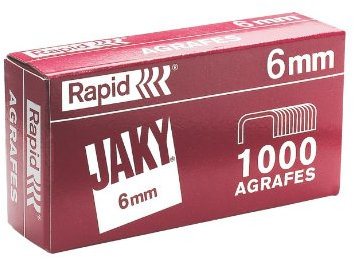 Rapid 11720002 Heftklammern Jaky 6, verkupfert