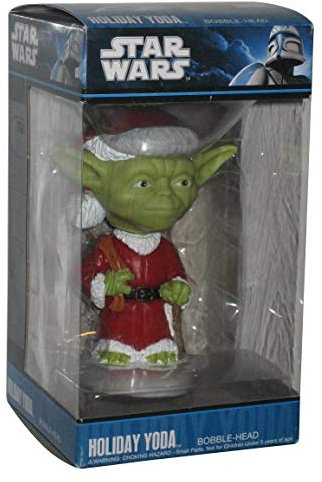 Funko Star Wars Holiday Yoda Mini-Wackelkopf