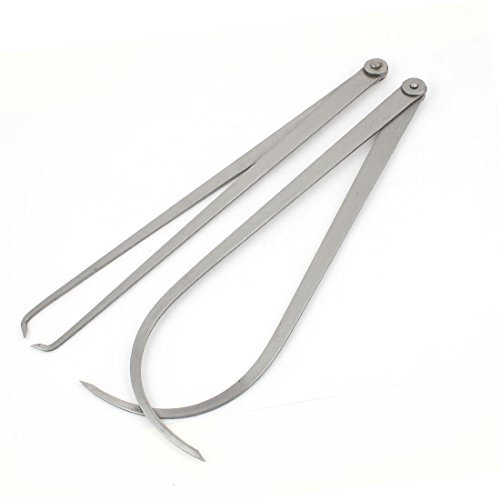 sourcing map 2 Stücke Maschine Innentaster Lochzirkel Außen Taster Messgerät 350mm Lang de DE de