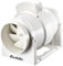 Swiftair XFLO100T 4 inch Loft Mounted Inline Shower Ceiling Powerful Ventilation Damp Control 100mm Bathroom Extractor fan with Run On Timer Silent In-line Toilet Ventilator 220m3/hr RUN ON TIMER