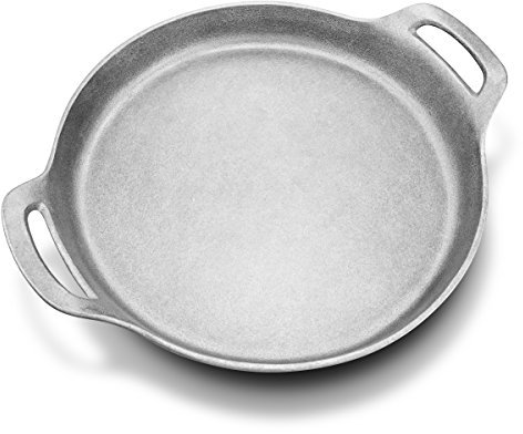 Wilton Armetale Gourmet Grillware Große Paella-Koch- und Servierpfanne, 41,9 cm Medium Schmorpfanne