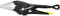 Stanley FatMax Gripzange/Feststellzange, 280mm Schneidleistung, lange Backen, TRULOCK-Zugmechanismus für kontrolliertes Lösen, justierbare Spannkraft, komfortable Handhabung, FMHT0-74888
