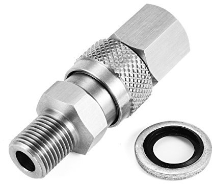 TuToy 1/8Bspp Paintball Pcp Kurz Trennkupplung Doulbe Stecker Buchse