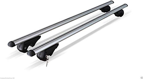 MENABO BRIO Barre PORTATUTTO Portapacchi per Volkswagen T-Cross dal 2018 in Poi con Railing (CORRIMANO Tradizionali Aperti)