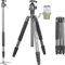 Carbon Fiber Tripod INNOREL NT85C Professional Portable Tripod Monopod for DSLR Camera Heavy Duty Stand Support 32mm Tube with 44mm Large 360°panoramic ballhead Short Center Column