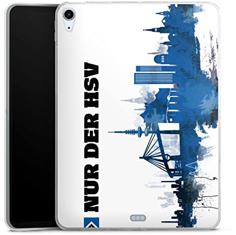 DeinDesign Silikon Hülle kompatibel mit Apple iPad Air 2020 (2020) Case Tablet Hülle HSV Offizielles Lizenzprodukt Hamburger SV