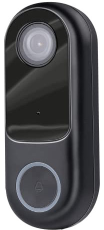 Alpina Smart Home Funkklingel mit Kamera - Türklingel - WLAN - Video - Full HD - Gegensprechanlage - Nachtsicht - Ton- und Bewegungssensor - IP54