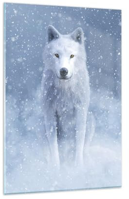 ARTTOR Bilder auf Glas 80x120 cm Wandbild Glasdruck Tiere - 5006