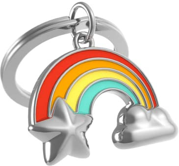 O meta[l]morphose METALMORPHOSE Schlüsselanhänger Rennauto Formula Racer rot MTM247-01, mehrfarbig, one size, Modern