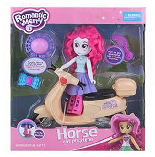 Puppe mit Motorrad, 18 cm, 4 Verschiedene Modelle