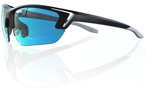 Bloomoak Sport-Golf-Sonnenbrille,halbrandlos, belüfteter Rahmen,verhindert Beschlagen,hervorragende Sicht zum Finden des Balls