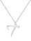 Personalisierte Initialen-Halskette T für Frauen, Edelstahl-Schmuck mit anpassbarem handgeschriebenem Buchstaben-Schriftzug-Anhänger, Geschenk für Jubiläum, Geburtstag, Weihnachten, Abschluss