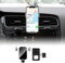 KUNGKIC Auto-Handy-Halterung Verstellbare Autotelefon-Halterung Compatible with VW Volkswagen 2014-2019 Golf 7 GTI MK7 Zubehör Innenraum 360°Drehung Zink-Legierung ABS (Silber)