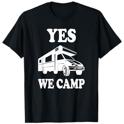 Lustiges Camping Motiv Design mit Spruch - Yes We Camp T-Shirt