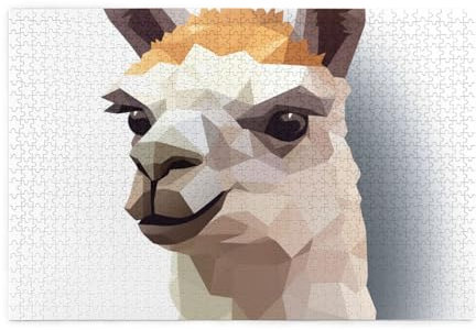 Alpaka Avatar Druck 1000 Teile Puzzle Premium Holzpuzzle Geschenke Für Erwachsene Familie Hochzeit Abschluss Geschenk Vertikale Version