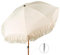 AKTIVE Sombrilla de playa, Color beige, 200 cm, Mástil aluminio efecto madera, Inclinable y regulable en altura, Tejido poliéster, Protección UV30, Sombrillas grandes (62341)
