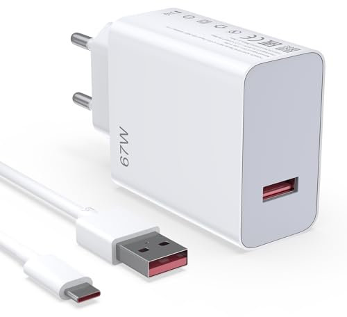 67W USB C Ladegerät für Xiaomi 15 Pro 14t 13T 13 12T 14 Ultra Redmi Note 14 13 12 11 11s Poco M6 Pro X6 mit Typ C Ladekabel Mi Turbo Charge Schnelles Netzteil für Mix Flip Fold 4 USB Power Adapter