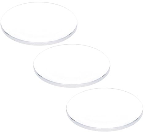 QUARKZMAN 3 Stück Uhrenglas 25mm x 1,5mm (Ø *Dicke), Einzel-Dom Runde Klarer Kristalllinse Uhren-Ersatzteile Uhrenglaslinse für Uhrmacher-Reparatur