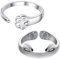 2 Stück Ring Süße Katzenpfote Offen Verstellbarer Ring 925 Silber, Katze Pfotenabdruck Silberringe Damen 925 Ringe Frauen, Damenring Sterlingsilber Finger Mädchen